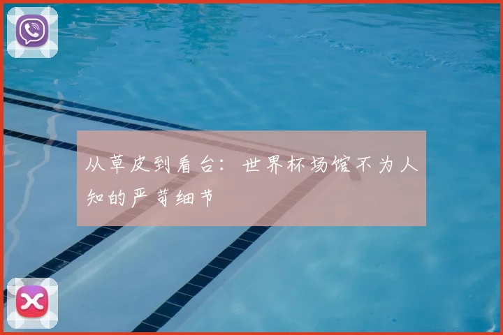 从草皮到看台：世界杯场馆不为人知的严苛细节